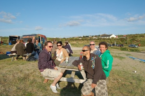 Beach surf BBQ